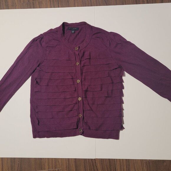 Banana Republic women's medium plum cardigan - Picture 1 of 6
